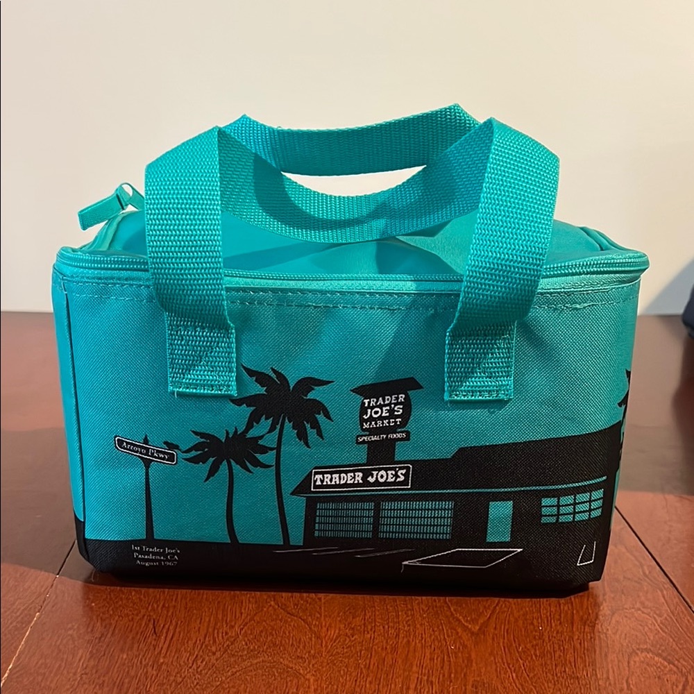 Trader Joe's Teal Insulated Lunch Bag